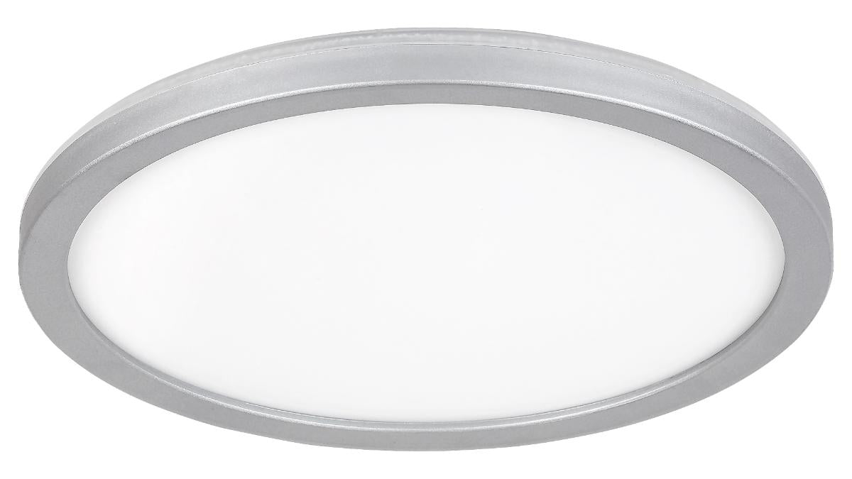 LED CEILING LAMP LAMBERT 15W D28 IP44 SILVER