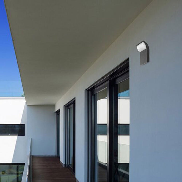GARDEN LED WALL LIGHT 9W 4000K IP65 BLACK RABALUX HONGKONG