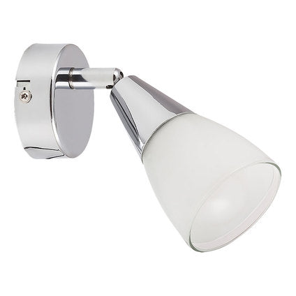 SPOT NICOLETTE E14 1X40W CHROME WHITE RABALUX
