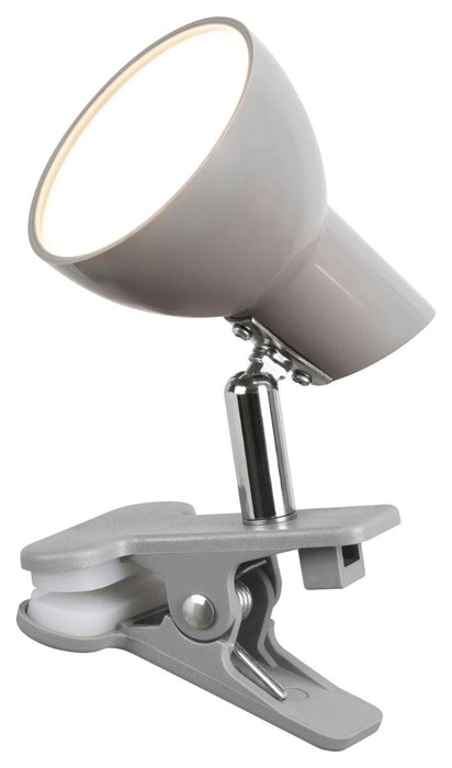 LED TABLE LAMP WITH CLIP 5W 360LM 3K GRAY RABALUX NOAH