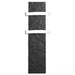 Radiant bathroom convector CLIMASTAR SLIM 500 embossed black - За баня<<<Уреди за