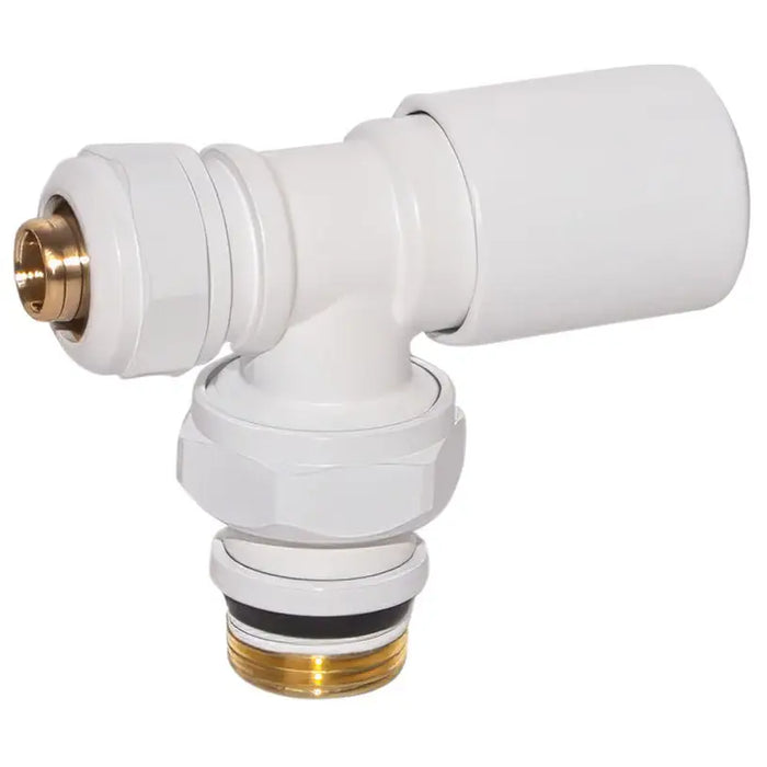 RADIATOR FAUCET LUXURY HYDRO TERM WHITE MAT - Фитинги и аксесоари за отопление<<<Отоплителна инсталация<<<Отопление