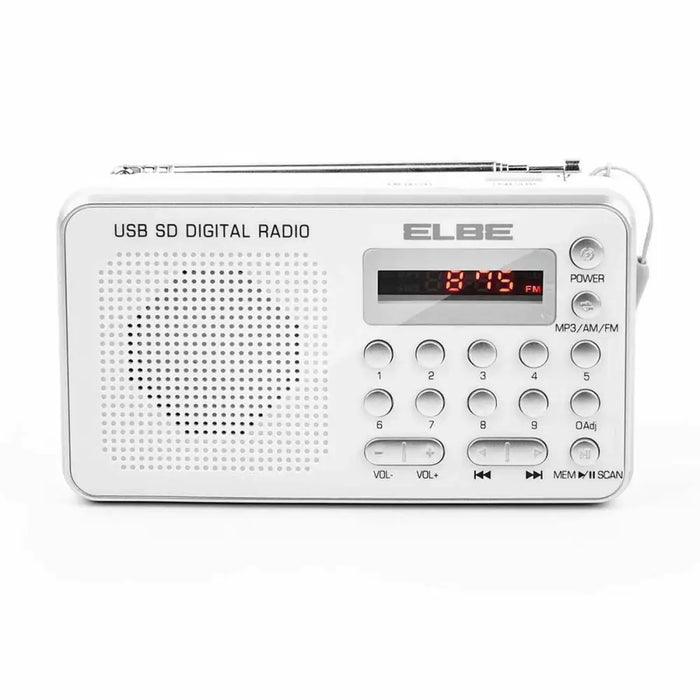 Radio ELBE RF49USB White - Електроника Звук<<<Компютри| Електроника<<<BigBuy&&&CD радио<<<Електроника Звук<<<Компютри|