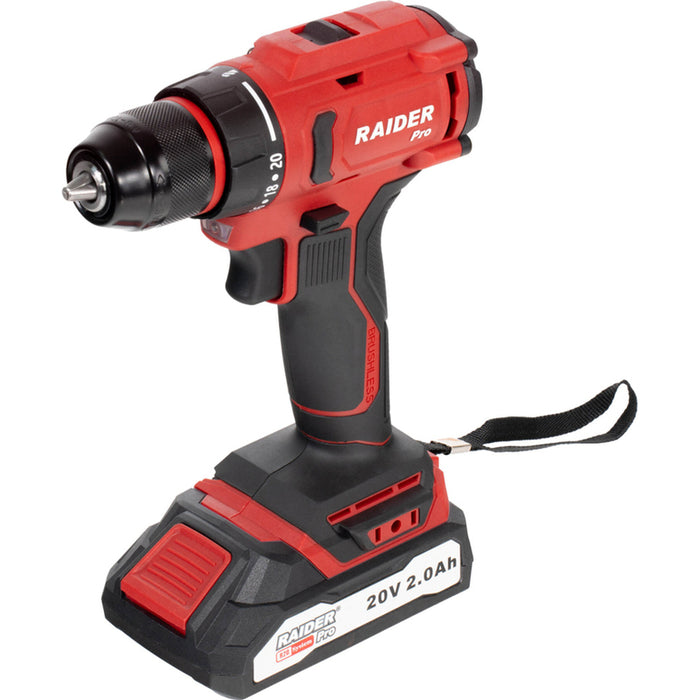 BATTERY SET RAIDER PRO RDP-PBCDI20&SPAG20 20 V, NUMBER OF BATTERIES 2, 2.00 Ah, CASE