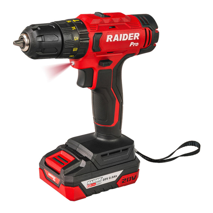 BATTERY SET RAIDER PRO RDP-PCD20&PBIW20 20 V, NUMBER OF BATTERIES 2, 2.00 Ah, CASE