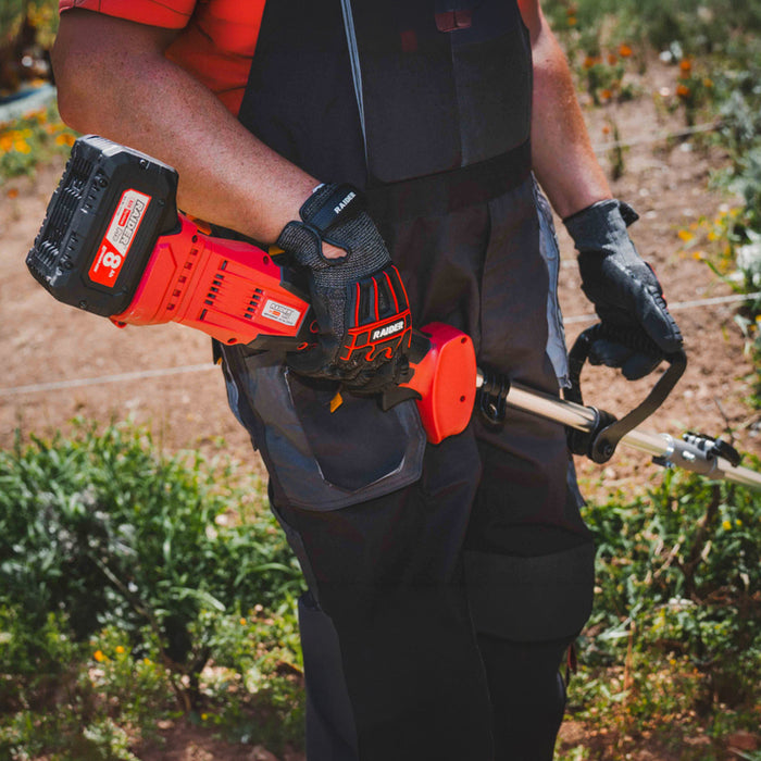 CORDLESS BRUSHLESS TRIMMER RAIDER PRO RDP-GXBC20 20 V, CUTTING WIDTH 25.00 cm