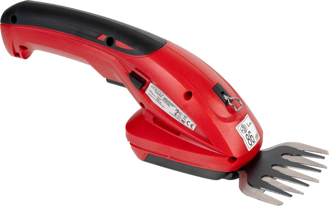BATTERY GRASS TRIMMER RAIDER RD-GSSL04 7.2 V, 1.50 Ah, WORKING WIDTH WITH SHRUB BLADE 120 mm, WORKING WIDTH WITH GRASS BLADE 90 mm