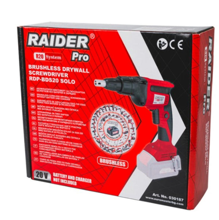 SCREWDRIVER FOR PLASTERBOARD RDP-BDS20 SOLO