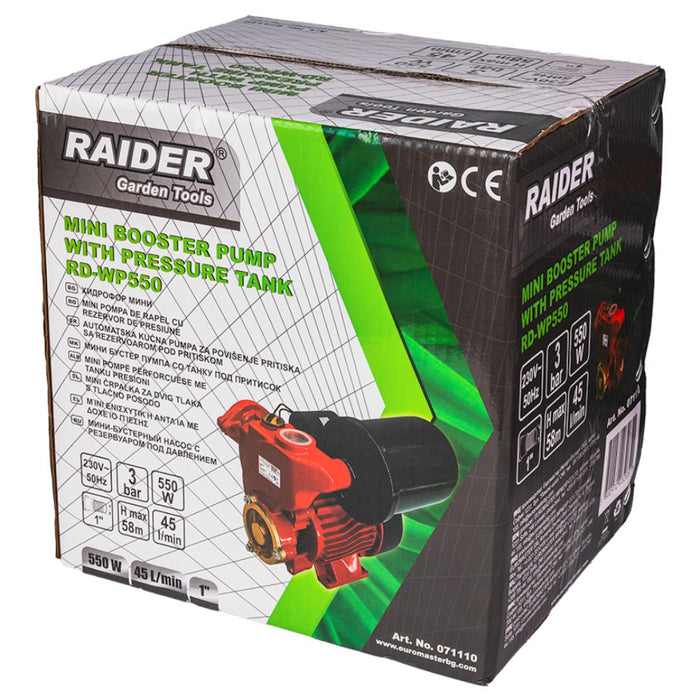 MINI HYDROFORER RAIDER WP550 45 L/MIN