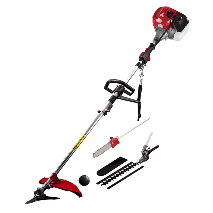 4 IN 1 RAIDER RD-GBC25 2-STROKE, 52.0 cm3, 2.95 HP, CORD CUTTING WIDTH 44.00 cm, BLADE CUTTING WIDTH 25.50 cm
