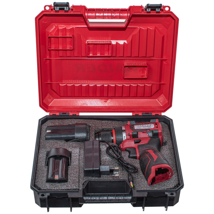 BATTERY BRUSHLESS DRILL RAIDER RD-BCDL39 16 V, 30.00 nm, 1.50 Ah, SUITCASE