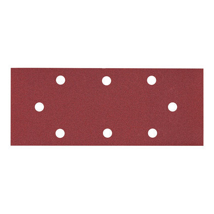 SANDING PADS FOR VIBROSE GRINDERS 93X230 MM P120 8 HOLES 10 PCS RAIDER