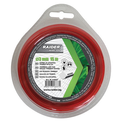 CORD FOR TRIMMER PROFILE ROUND RAIDER 3 MM 15 M
