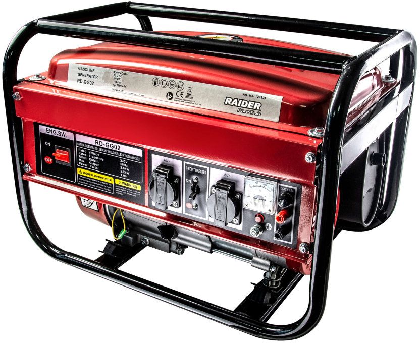 GASOLINE GENERATOR RAIDER RD-GG02 2000 W