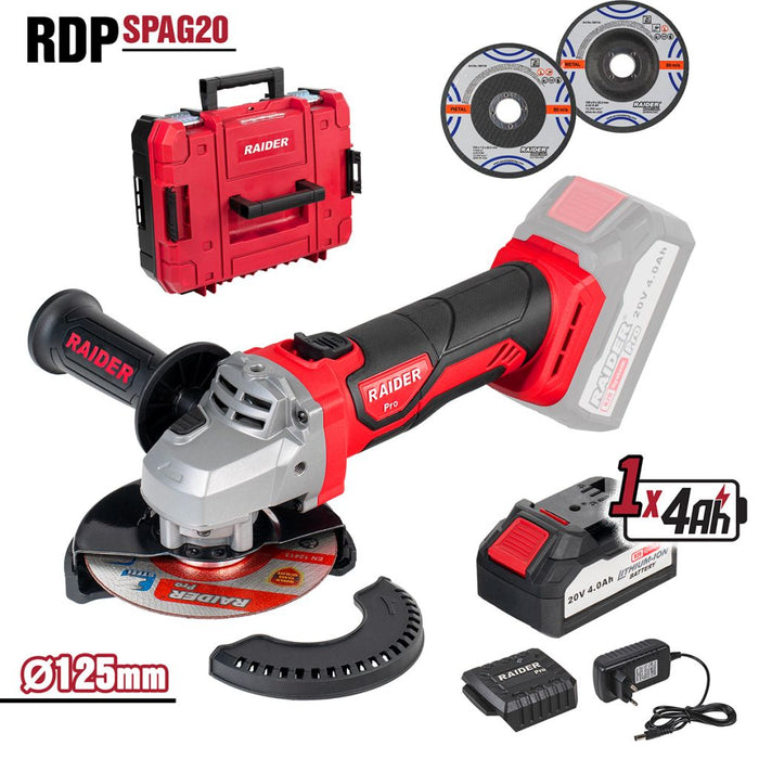 ANGLE GRINDER Ф125MM R20 SPAG20