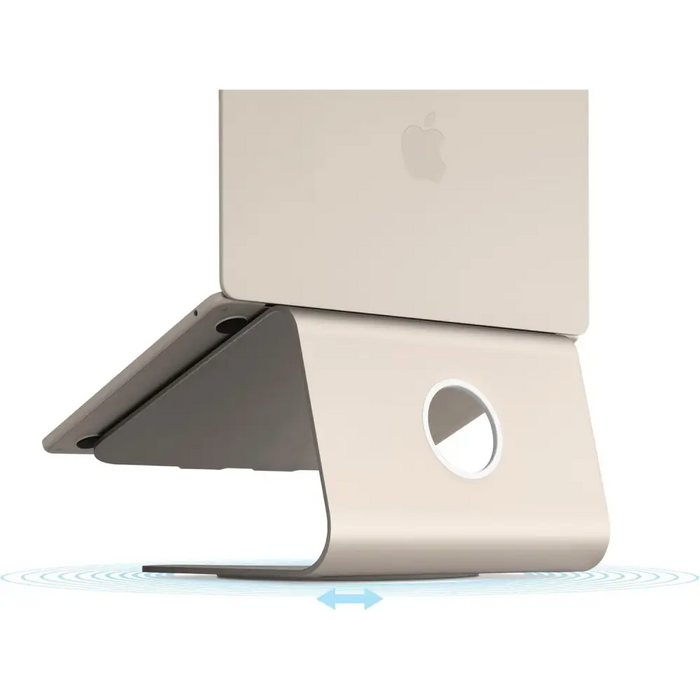 Rain Design mStand360 with Swivel Base Laptop Stand - Starlight - Охлаждащи поставки за лаптопи<<<Лаптопи таблети и