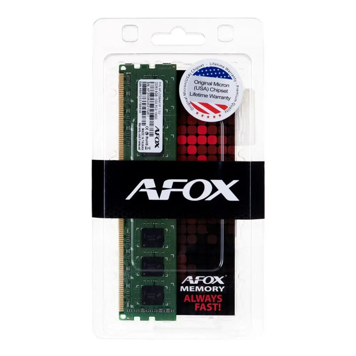 RAM Memory Afox DDR3 1333 UDIMM CL9 8 GB - RAM памет<<<Компютър Мрежи и компоненти<<<Компютри|