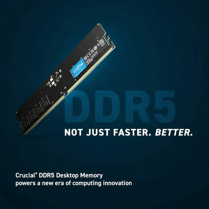 RAM Memory Crucial CT8G56C46U5 8 GB DDR5 SDRAM DDR5 5600 MHz - Компютър Мрежи и компоненти<<<Компютри|