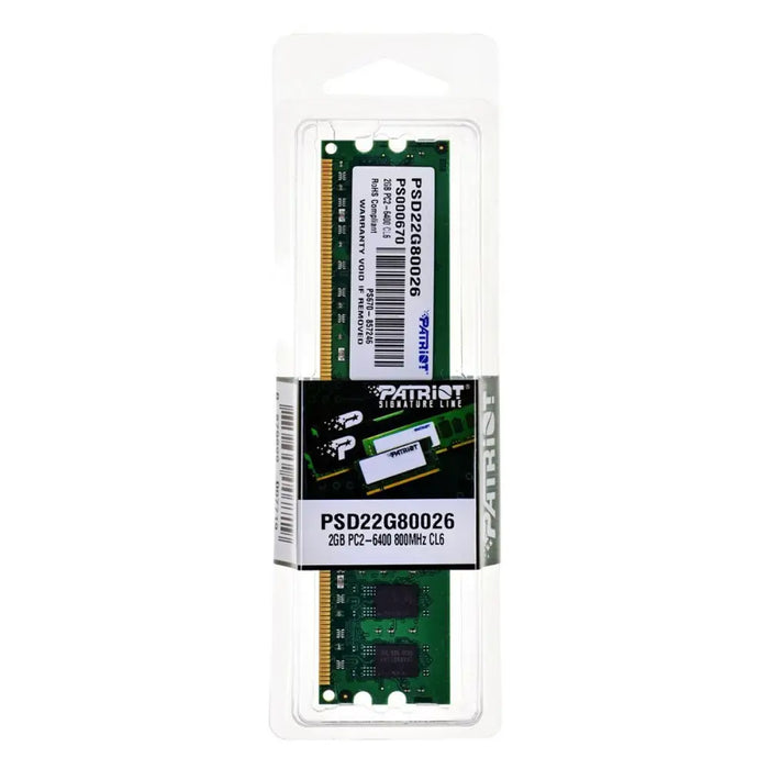 RAM Memory Patriot Memory PC2-6400 CL6 - RAM памет<<<Компютър Мрежи и компоненти<<<Компютри|