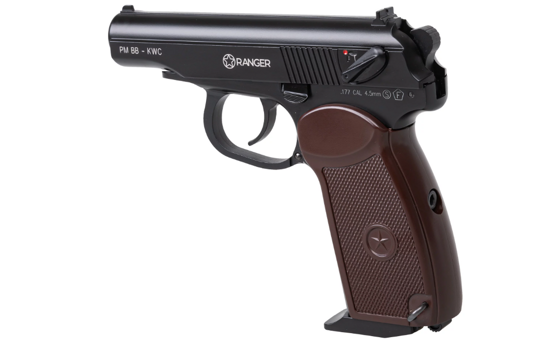 Air rifle pistol Ranger PM BB KWC CAL. 4.5 BBS 15 Shots Full Metal Slide Co2