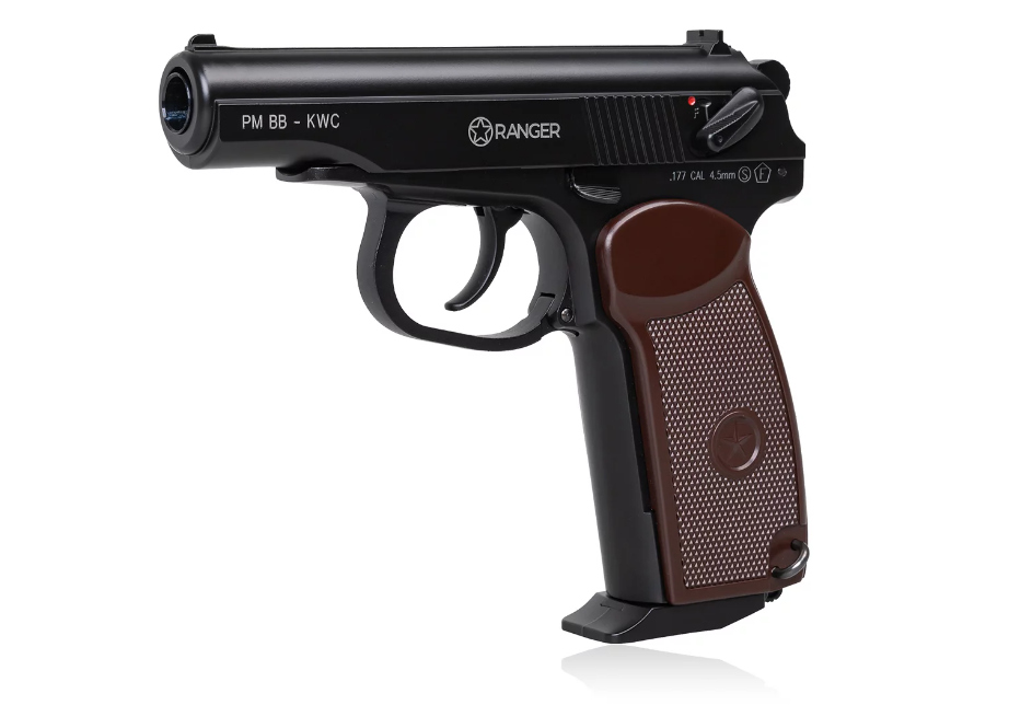 Air rifle pistol Ranger PM BB KWC CAL. 4.5 BBS 15 Shots Full Metal Slide Co2