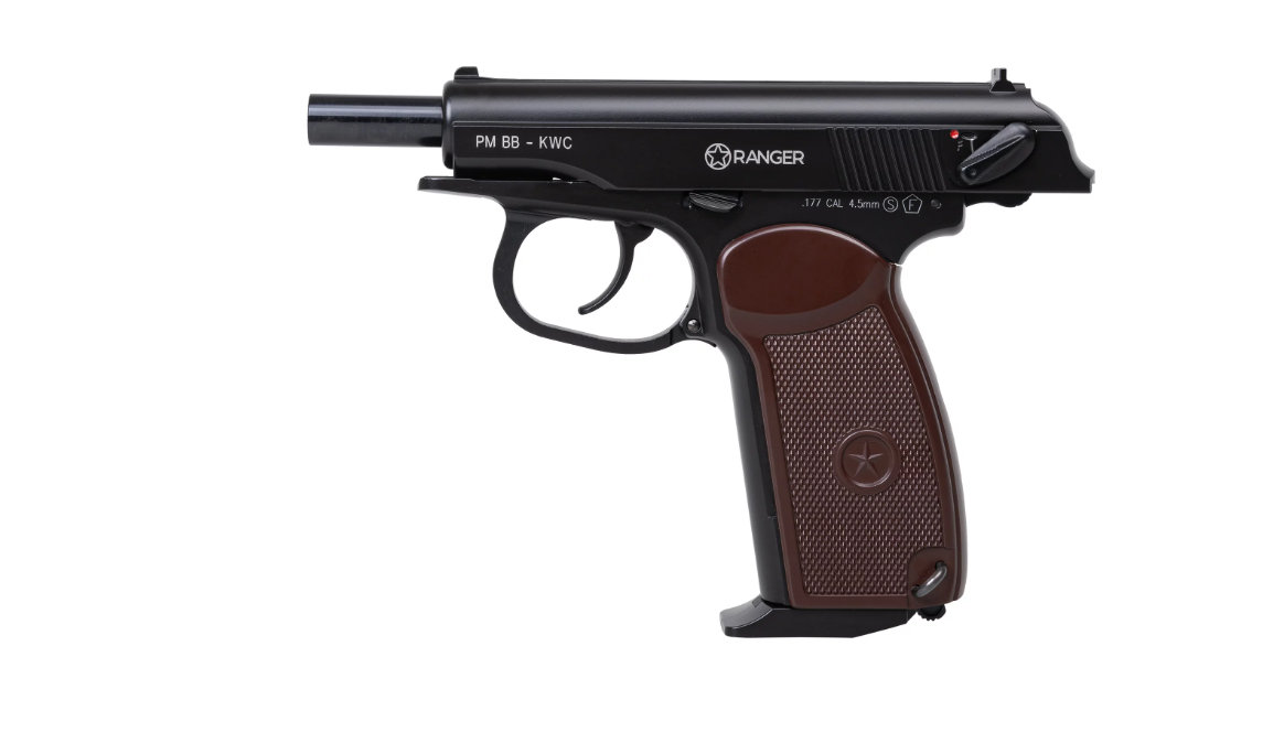 Air rifle pistol Ranger PM BB KWC CAL. 4.5 BBS 15 Shots Full Metal Slide Co2