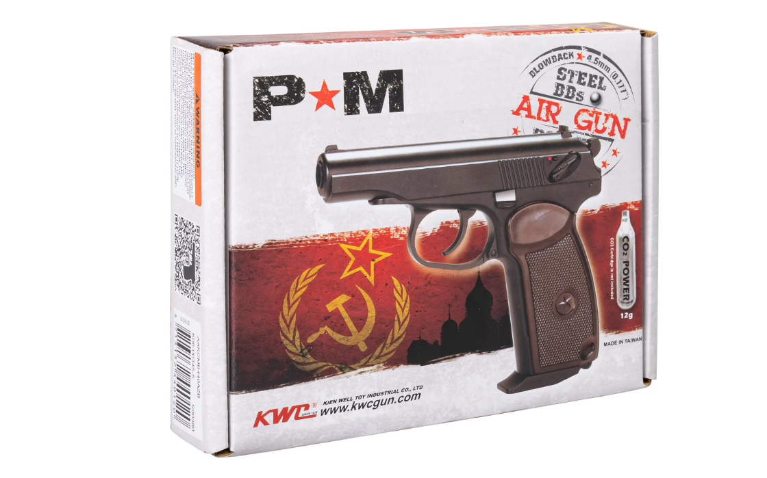 Air rifle pistol Ranger PM BB KWC CAL. 4.5 BBS 15 Shots Full Metal Slide Co2