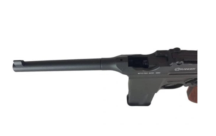Air rifle pistol Ranger M712 BROOMHANDLE Full Auto Blowback K.4,5 BBS 19-shots KWC