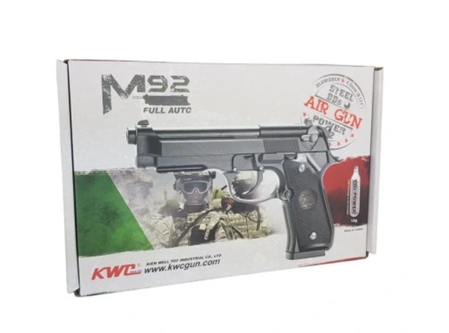 Air rifle pistol Ranger  M92  Full Auto Blowback Kal.4.5 BBS 18-shots KWC