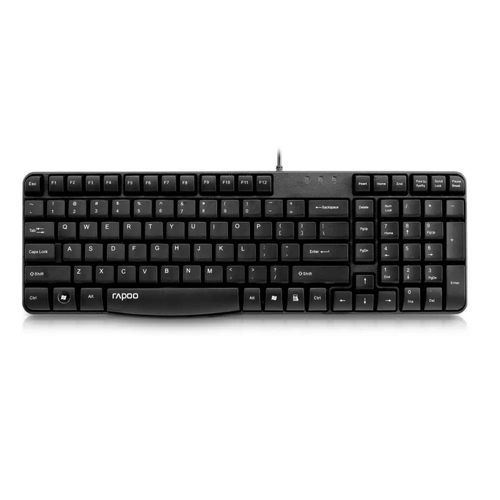 RAPOO N2400 Wired Keyboard 15791 - Клавиатури<<<Компютърна периферия<<<ValiAPI&&&Клавиатури<<<Мишки и