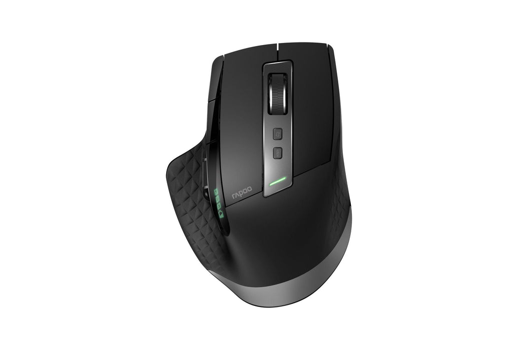 Wireless optical mouse RAPOO MT750S, Multi-mode, Bluetooth & 2.4Ghz, Black, LiIon Battery