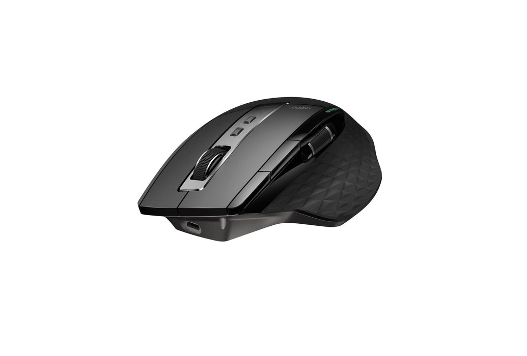 Wireless optical mouse RAPOO MT750S, Multi-mode, Bluetooth & 2.4Ghz, Black, LiIon Battery