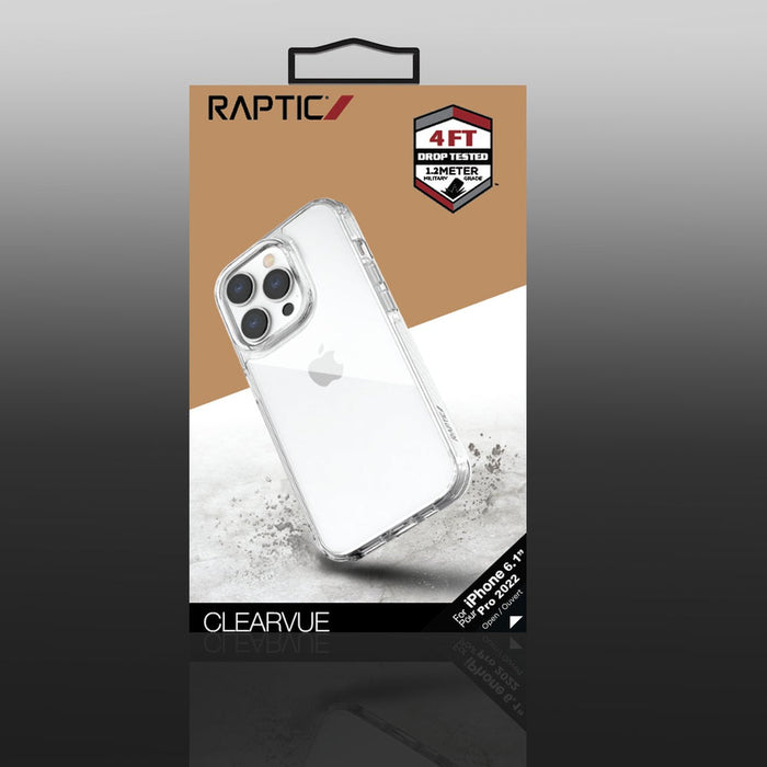 Raptic X-Doria Clearvue Case iPhone 14 Pro back cover clear - Cell phone cases and covers<<<HurtelXML