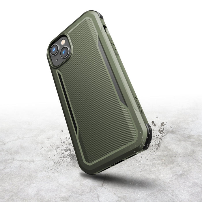 Raptic X-Doria Fort Case iPhone 14 Pro with MagSafe armored cover green - Cell phone cases and covers<<<HurtelXML