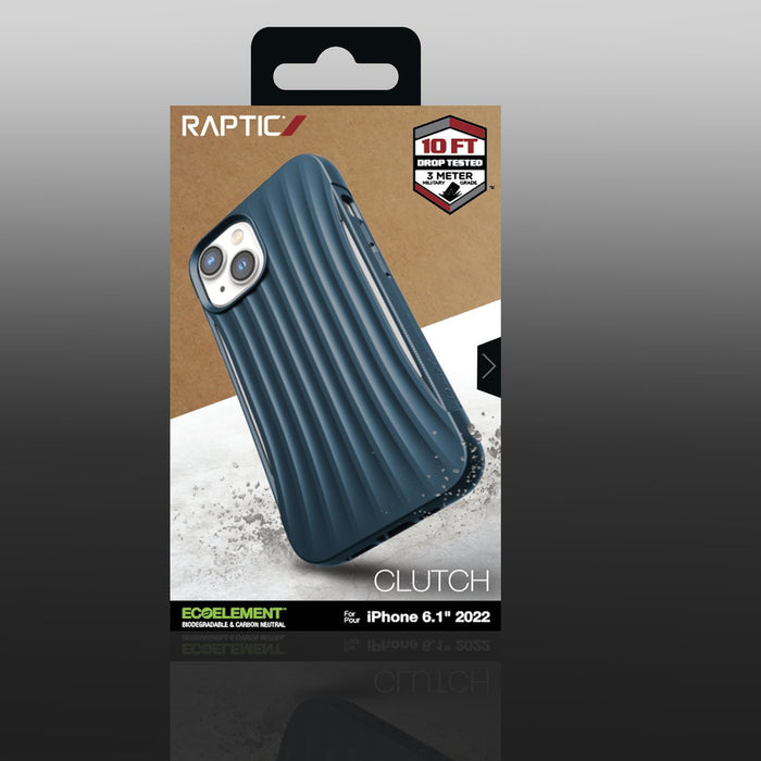 Raptic X-Doria Clutch Case iPhone 14 back cover blue