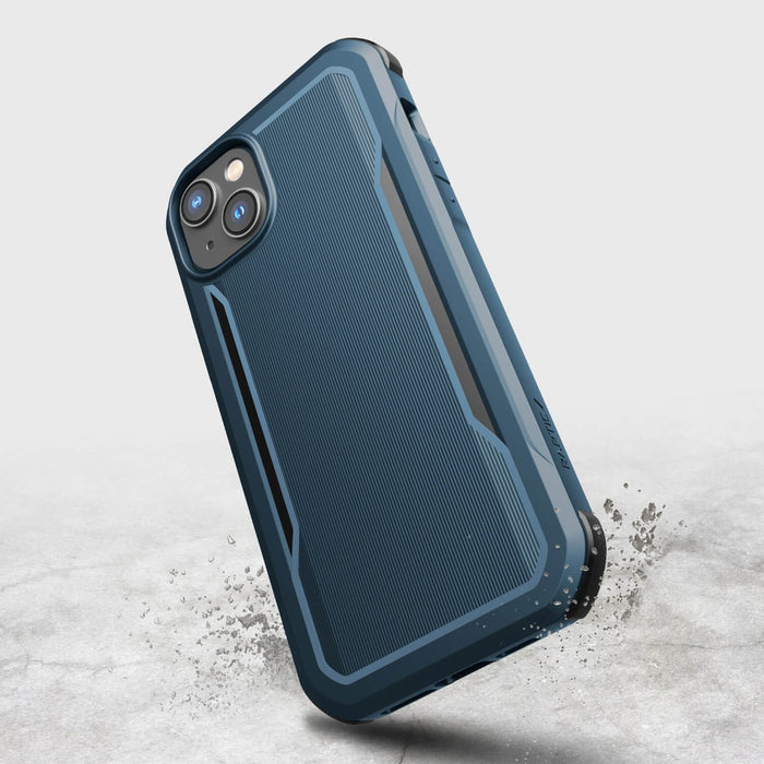 Raptic X-Doria Fort Case iPhone 14 Plus with MagSafe armored blue cover