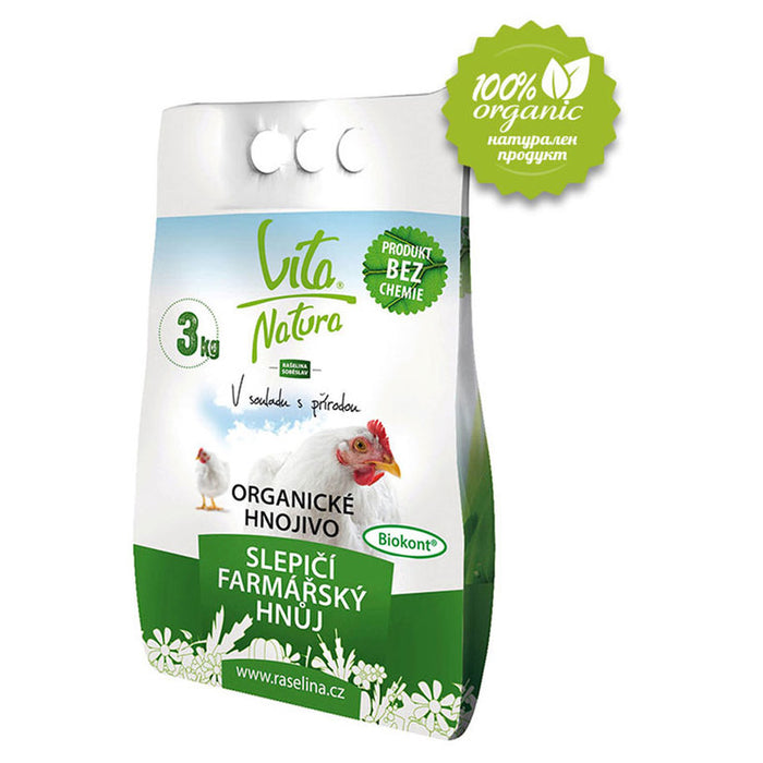 ORGANIC CHICKEN FERTILIZER 3KG RASELINA VITA NATU