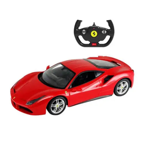 RASTAR 1:14 RC remote control car Ferrari 488 GTB (red) - Remote-controlled cars<<<Toys<<<InnproXML