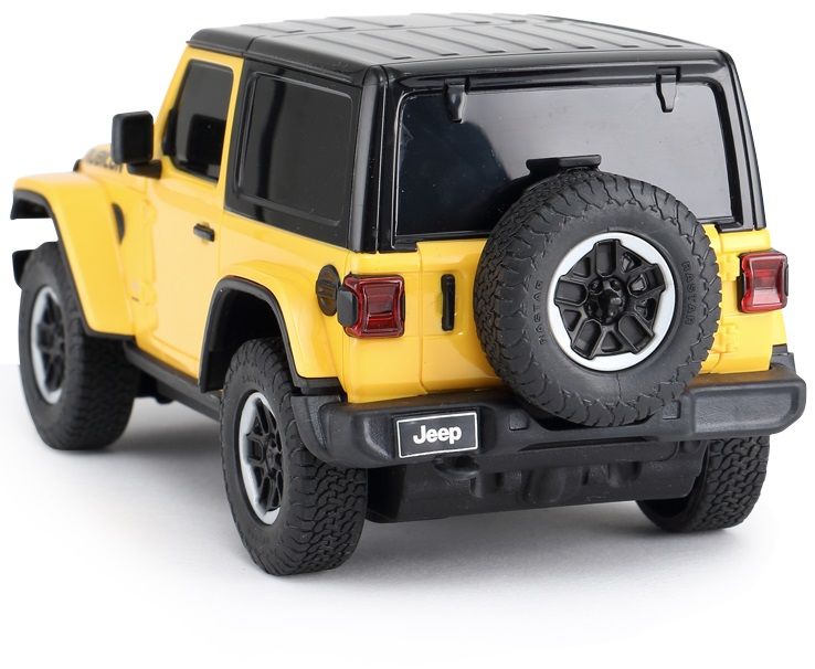 Кола с дистанционно управление Rastar - Jeep Wrangler Rubicon JL, 1:24, асортимент