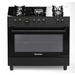 Ravanson KWGE-K90 black gas/electric cooker - Free-standing kitchensAGD-KWS<<<Home Appliance - ProductsAGD<<<ActionPL