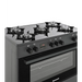 Ravanson KWGE-K90 black gas/electric cooker - Free-standing kitchensAGD-KWS<<<Home Appliance - ProductsAGD<<<ActionPL