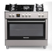 Ravanson KWGE-K90 Glass Inox gas-electric cooker - Free-standing kitchensAGD-KWS<<<Home Appliance