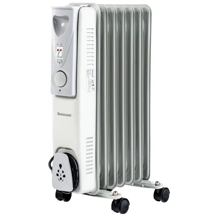 Ravanson OH-07 electric space heater Oil electric space heater Indoor Grey 1500 W - Oil radiatorsAGD-GRO<<<Home