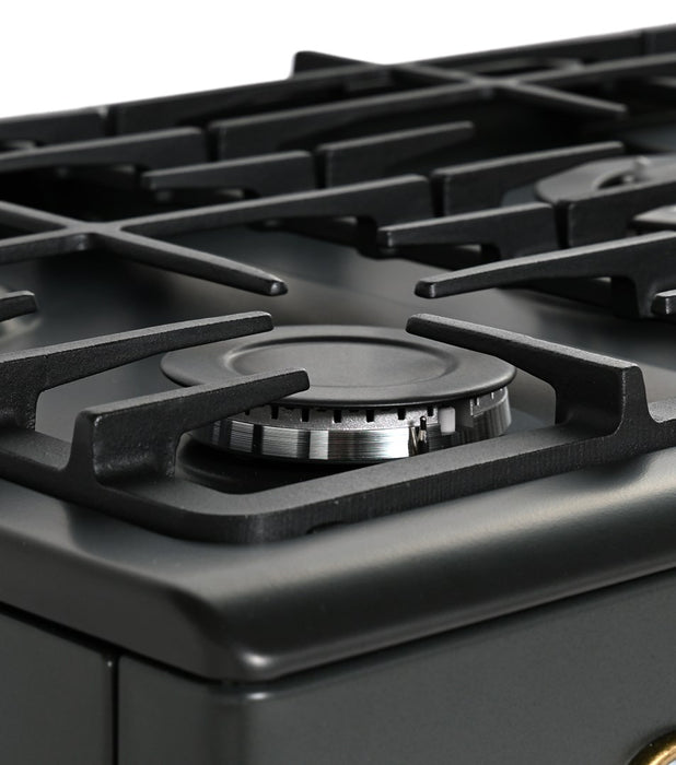 Ravanson Retro KWGE–90AR gas and electric cooker (black)
