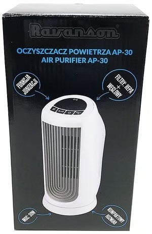 RAVANSON AP-30 air purifier 55 dB White 30 W