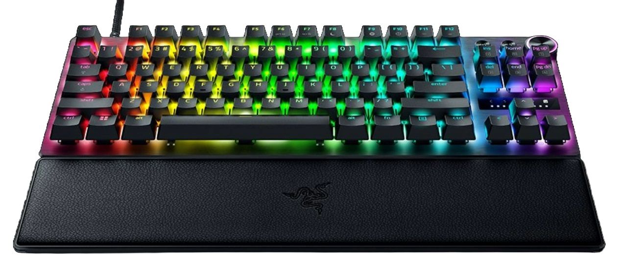 Механична клавиатура Razer - Huntsman V3 Pro Tenkeyless, Optical, RBG, черна