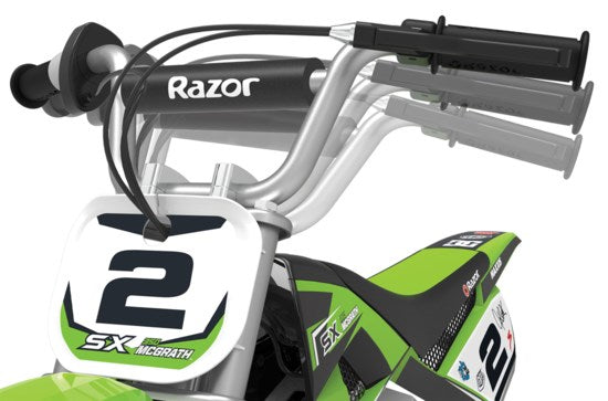 Razor Dirt Rocket SX350 McGrath electric scooter 1 seat(s) 22 km/h Black, Green, Grey, White