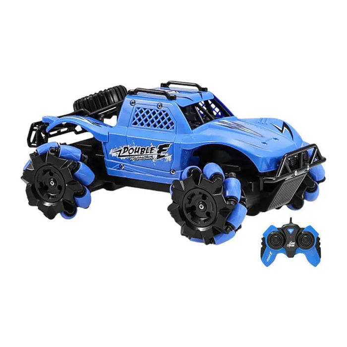 RC remote control car 1:18 Double Eagle (blue) Buggy (multi-directional) E346-003 - Remote-controlled