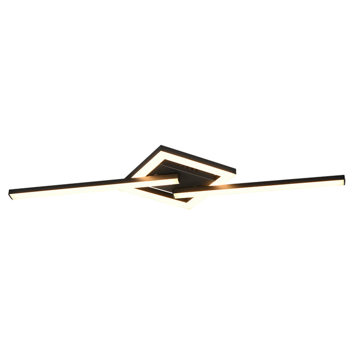 LED CEILING LAMP 17W 1860LM 3000K BLACK REALITY VIALE