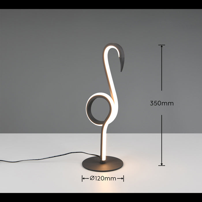 LED DESK LAMP 6W 550LM BLACK REALITY INGO